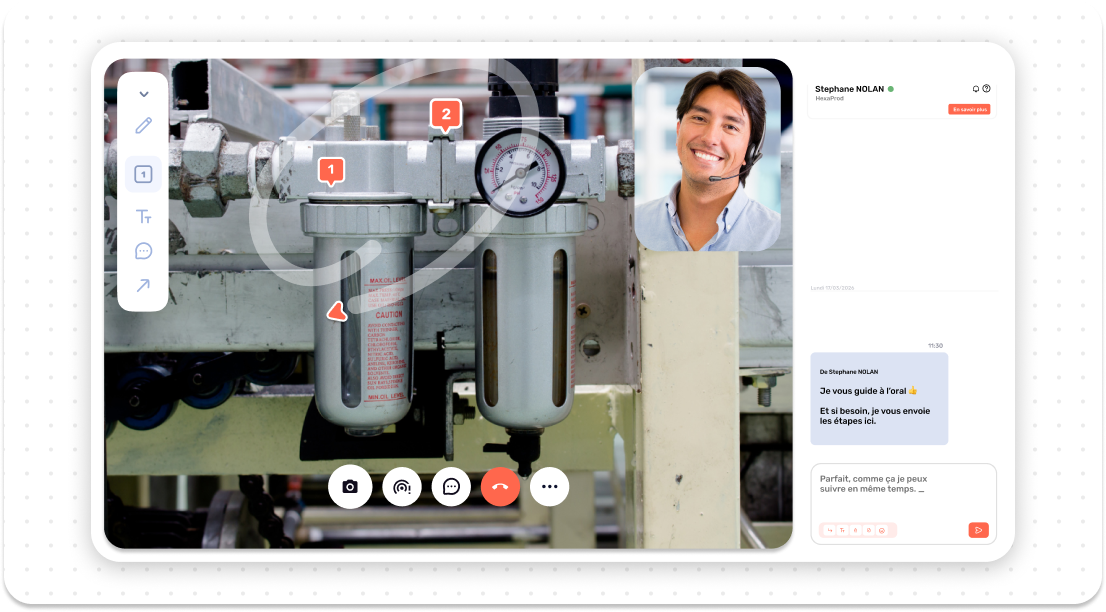 Interface de visio-assistance Kolus